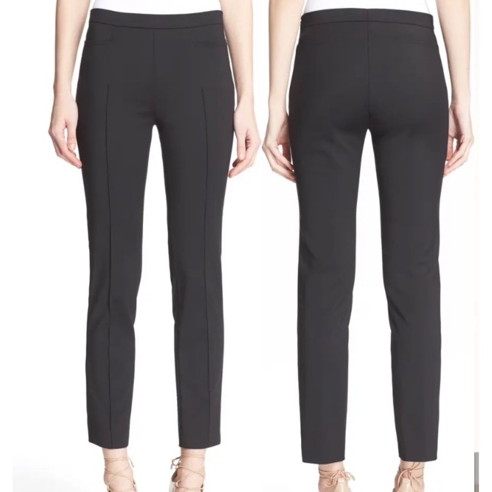 AKRIS Punto High Rise Cropped Wool Pants Sz 12
